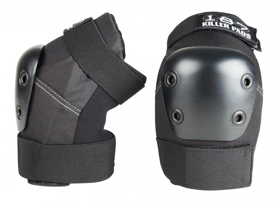 stock image of black 187 Pro Derby Elbow Pads