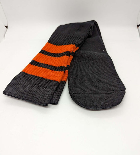 Womens & Girls Retro Old School 80s Roller Skate Stripe Knee Cotton Socks