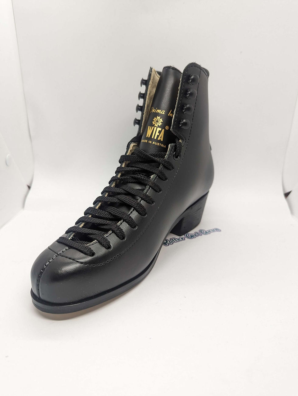 Thumbnail: Front view; black WIFA ice boots