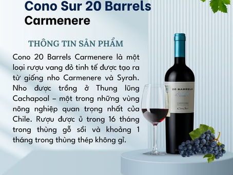 𝐂𝐨𝐧𝐨 𝐒𝐮𝐫 𝟐𝟎 𝐁𝐚𝐫𝐫𝐞𝐥𝐬 𝐂𝐚𝐫𝐦𝐞𝐧𝐞𝐫𝐞 - 𝐍𝐚̂𝐧𝐠 𝐭𝐚̂̀𝐦 𝐭𝐡𝐮̛𝐨̛𝐧𝐠 𝐡𝐢𝐞̣̂𝐮