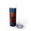 Thumbnail: I Love You Skelton Hand Sign Skinny Tumbler with Straw, 20oz