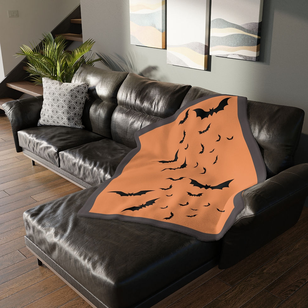 Thumbnail: Bats Velveteen Minky Blanket