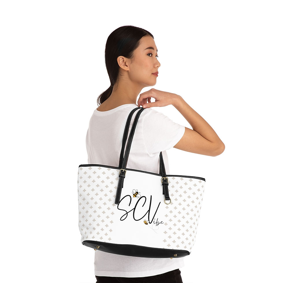 Thumbnail: Steph's Cozy Bee Vibe PU Leather Shoulder Bag