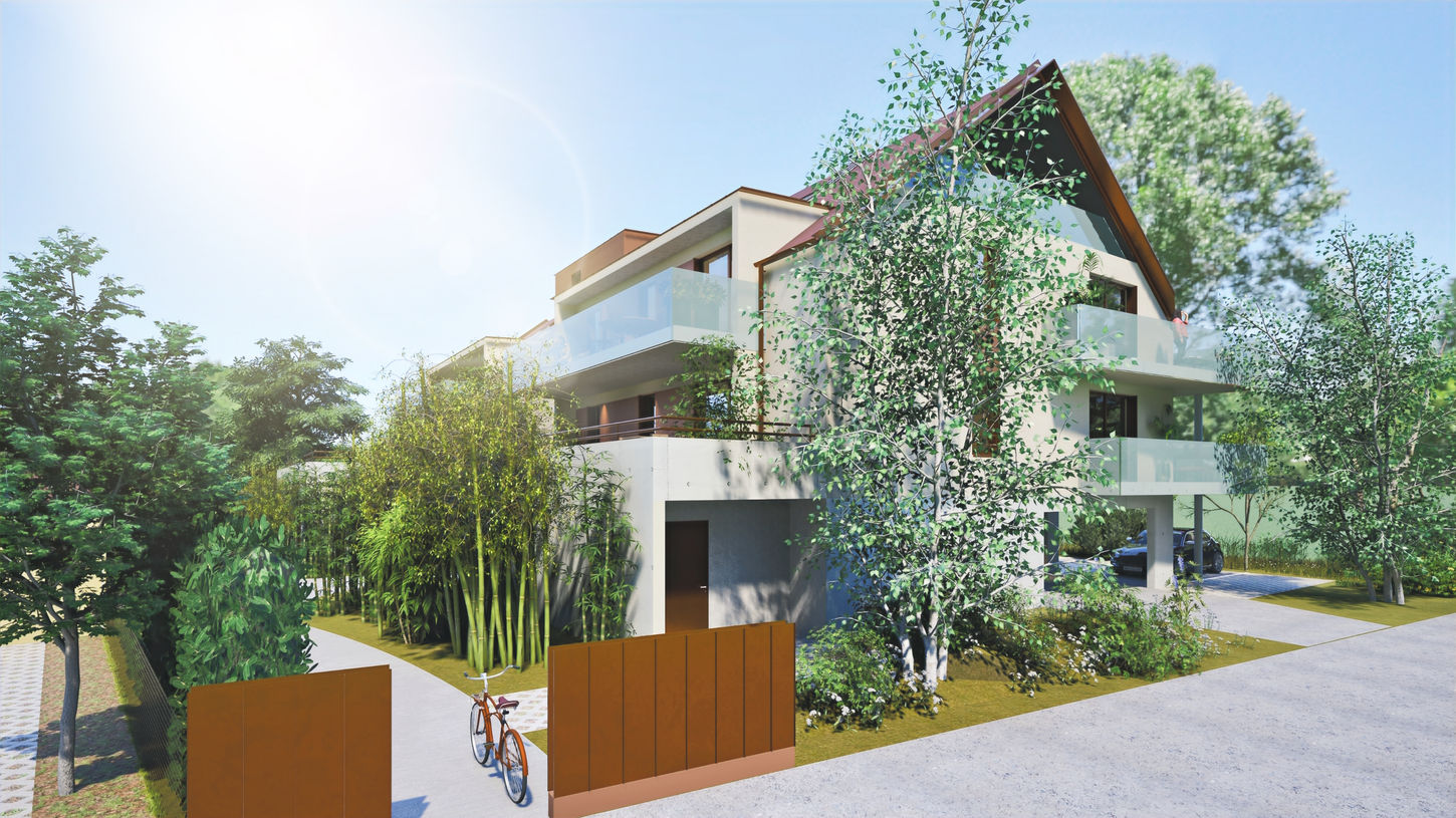 petite résidence neuve d'habitations qui propose quelques logements de type LOFT, 2 pièces au 5 pièces, idéalement située aux maraîchers - TONIUTTI PROMOTION COLMAR