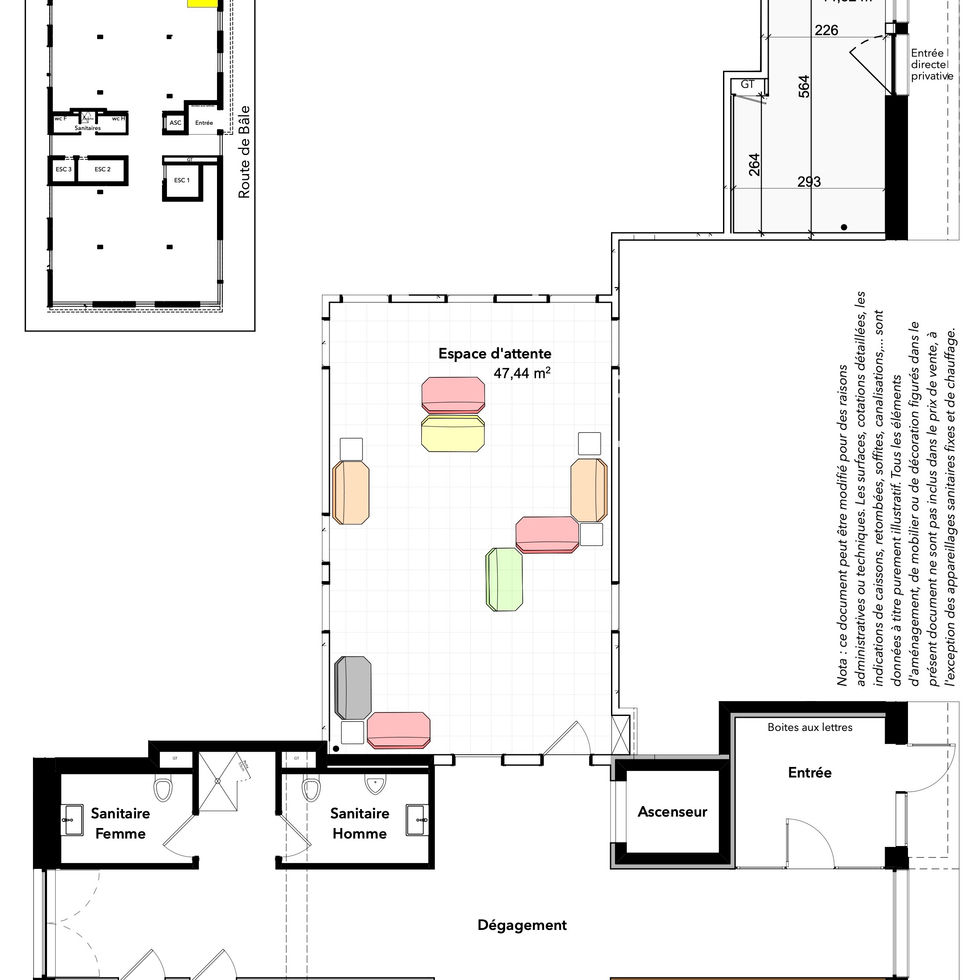Plan local 77 Workspace Colmar Toniutti