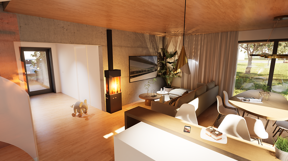 vue intérieur cuisine maison quartier maraichers Colmar villa TRIPTYQUE TONIUTTI Promotion