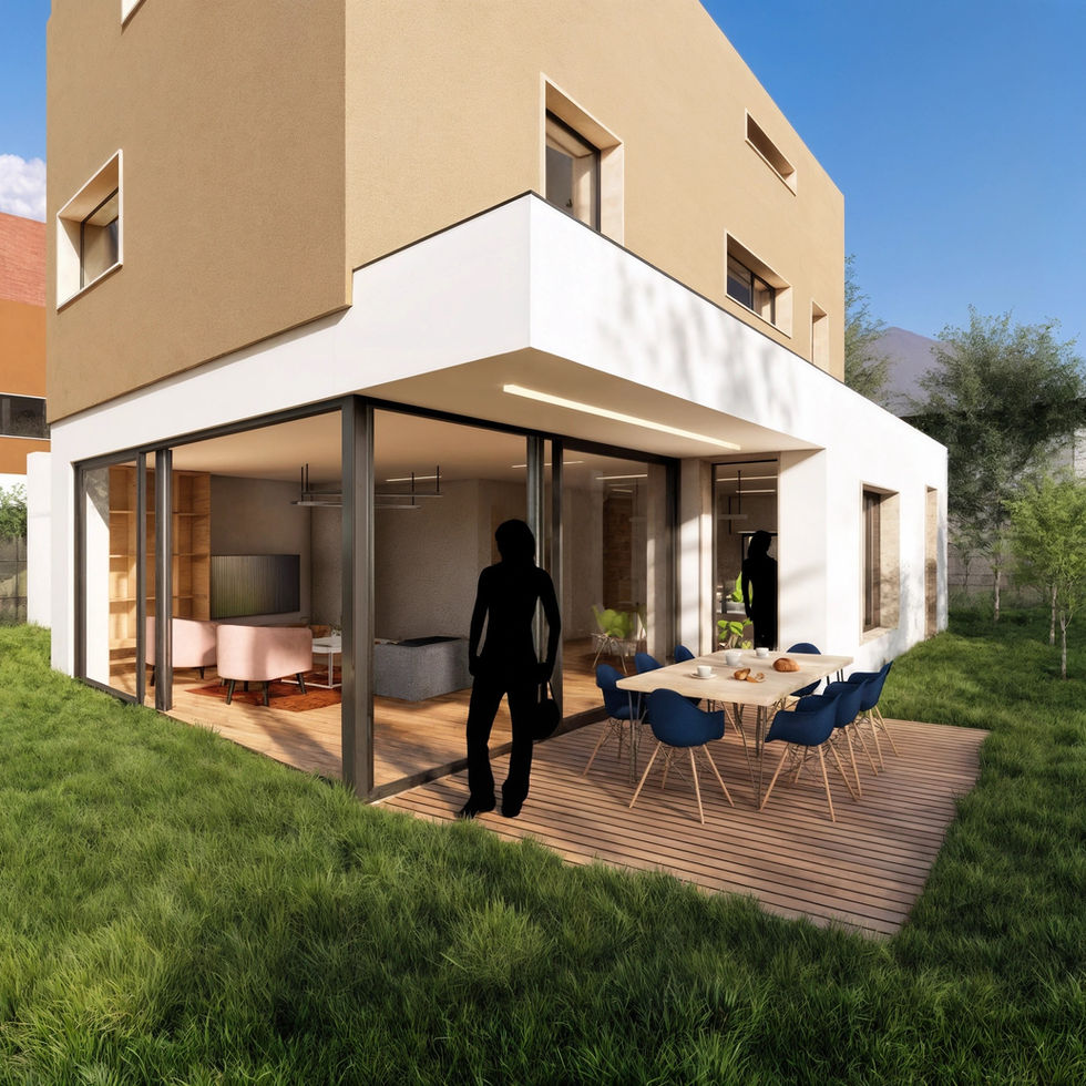 Terrain construction quartier maraichers Colmar sud - projet villa d'architecte - Toniutti promotion Colmar - jardin