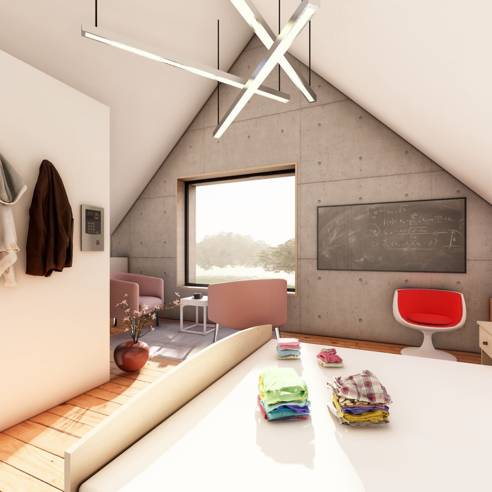 Terrain construction quartier maraichers Colmar sud - projet villa d'architecte - Toniutti promotion Colmar -suite parentale