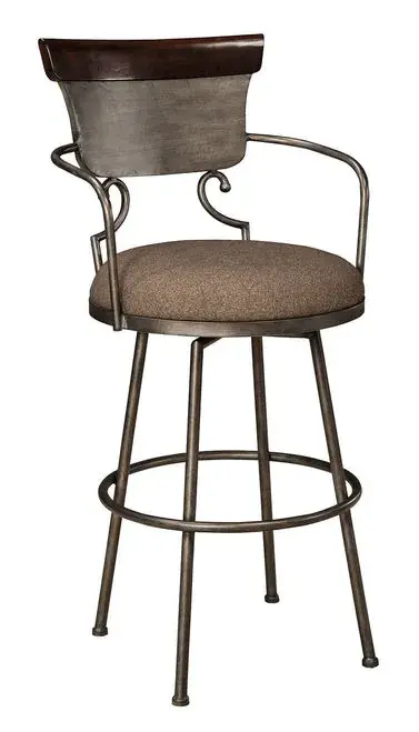 By Ashley, Moriann Two-Toned Tall Upholstered Bar Stool