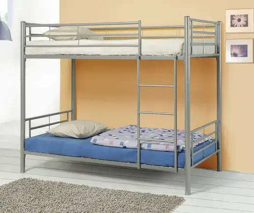 By Coaster, Denley Metal Twin Over Twin Bunk Bed