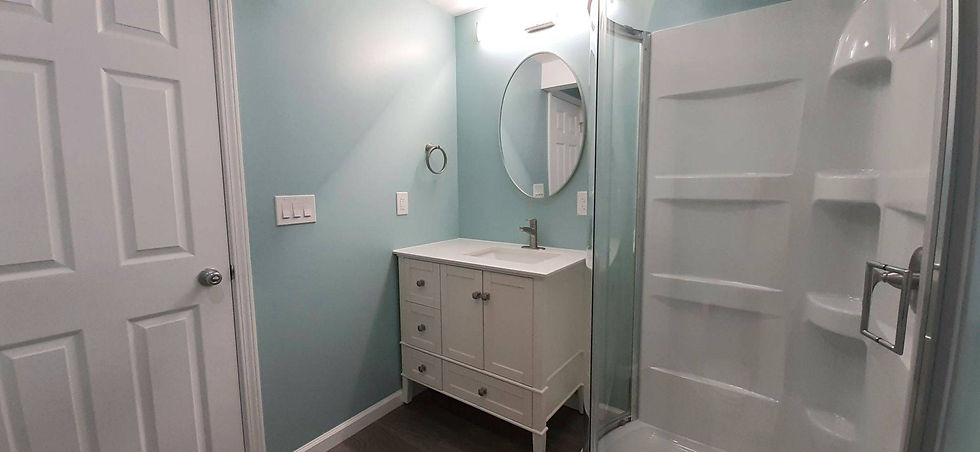 finished bathroom remodel Kettering