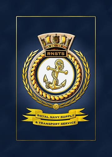 RNSTS - SHIPS CREST Royal Navy Supply & Transport Service