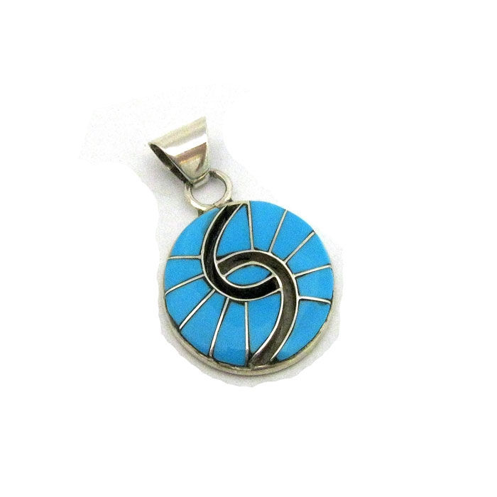 Hummingbird Inlay Pendant By Amy Quandelacy #ADQZ01