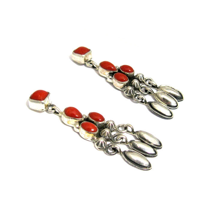Thumbnail: Chandelier Coral Earrings #GJAN1
