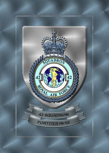 RAF SQUADRON CREST 42 Squadron
