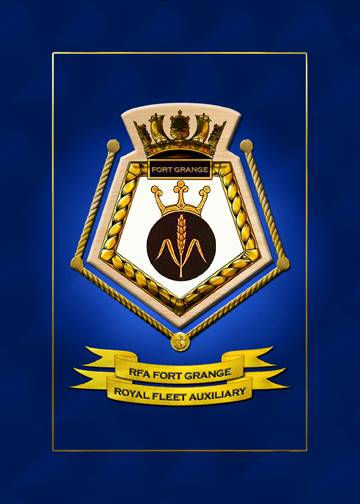 RFA FORT GRANGE - SHIPS CREST