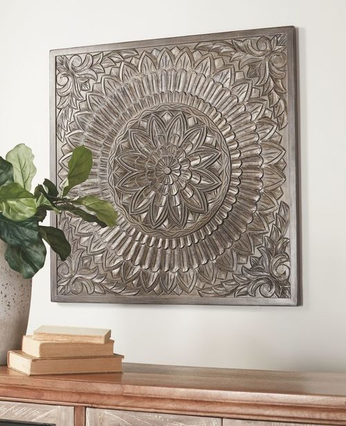 By Ashley, Briony Antique Gray Wall Decor