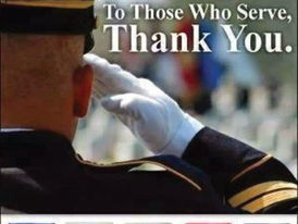 To Those Who Serve, Thank You!