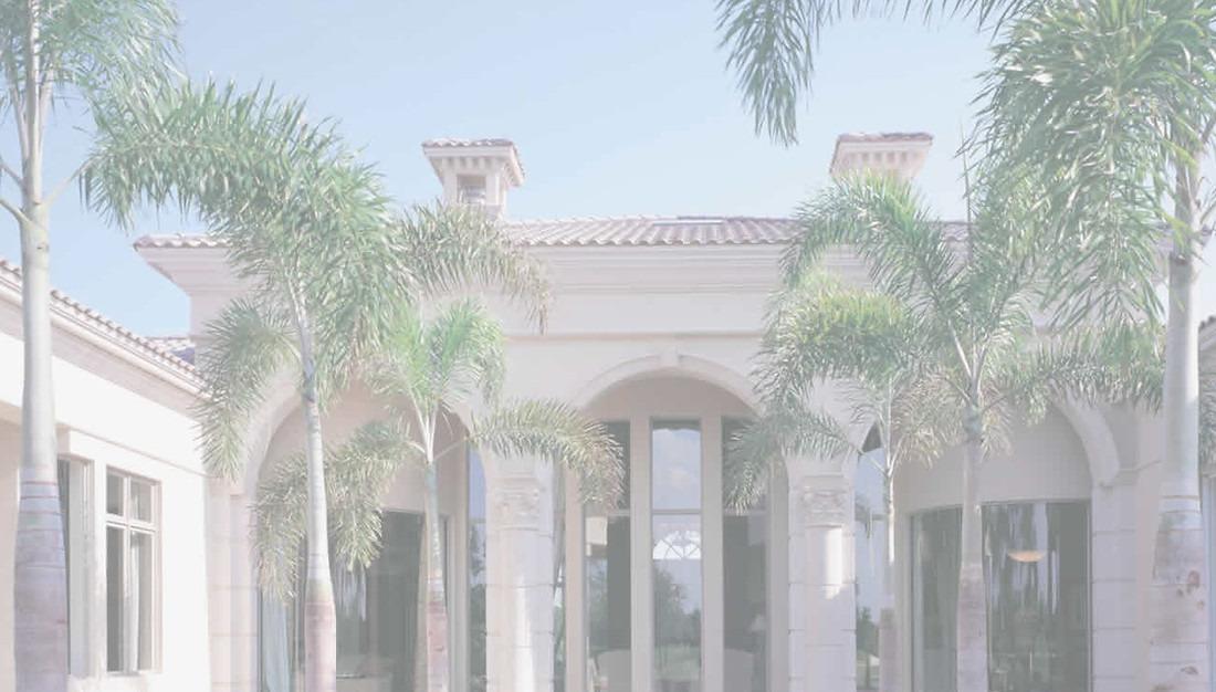 Modern residential exterior with pool and courtyard designed by Blosfield Designs
