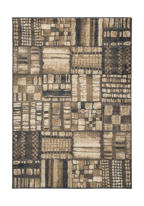 By Ashley, Hilliard Black,/ Brown Large Rug
