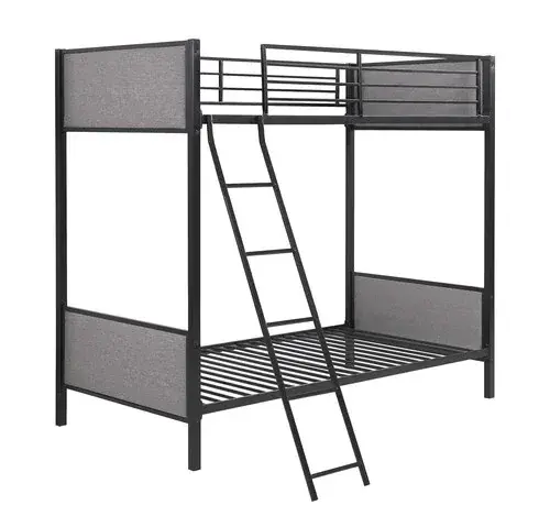By Coaster, Twin/Twin Contemporary Grey Bunk Bed