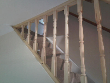 renewing handrails and spindles