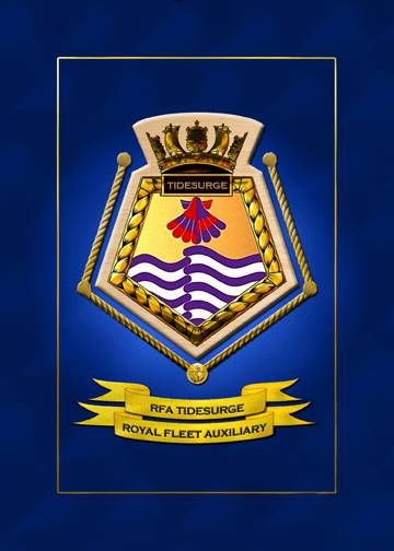 RFA TIDESURGE - SHIPS CREST
