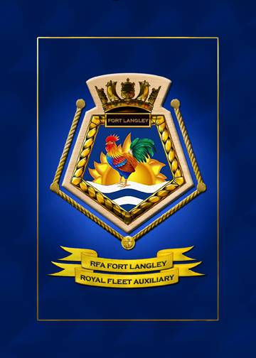 RFA FORT LANGLEY - SHIPS CREST