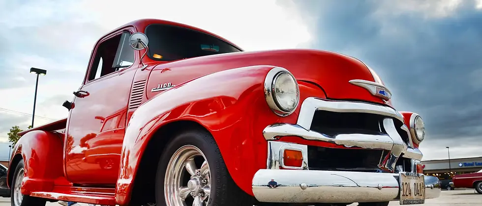 Old red Chevy 3100