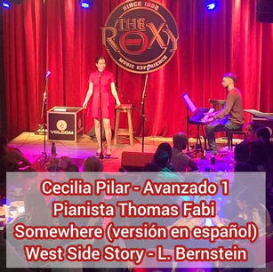Recital de estudiantes de la Escuela de Canto Verónica Canelón (Escuela de Canto VC) en Buenos Aires, Argentina
