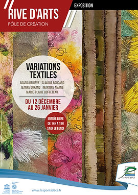 A3 expo Variation textile - Rive d'arts