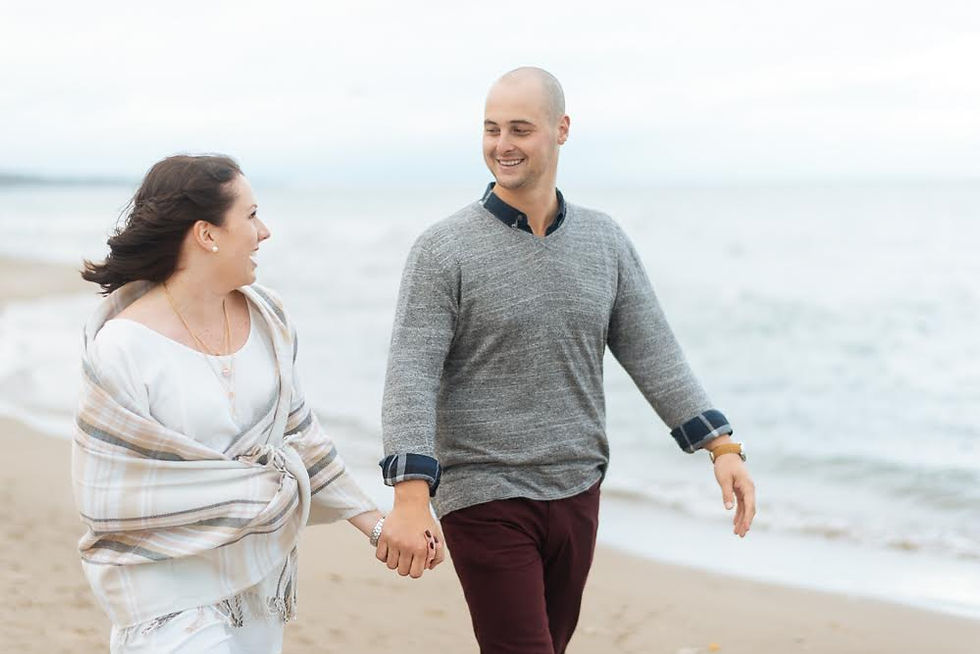Engagement Shoot - Acting normal