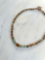 unisex brown necklace - deep studio