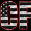 Thumbnail: Baltimore City Fire Department United States Flag B&W