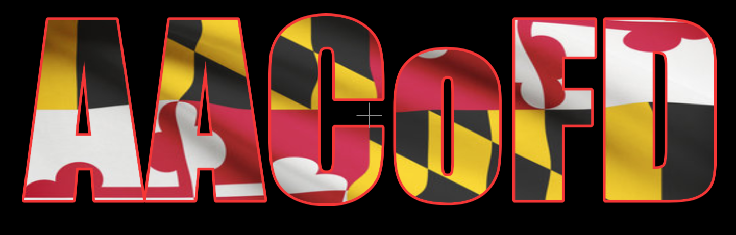 Anne Arundel County Fire Department Maryland Flag