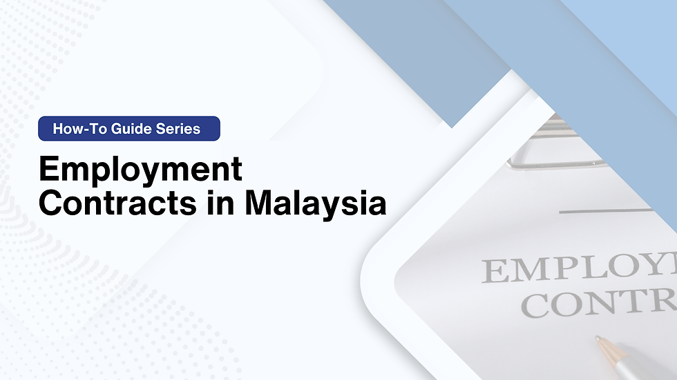 Employment Contracts in Malaysia