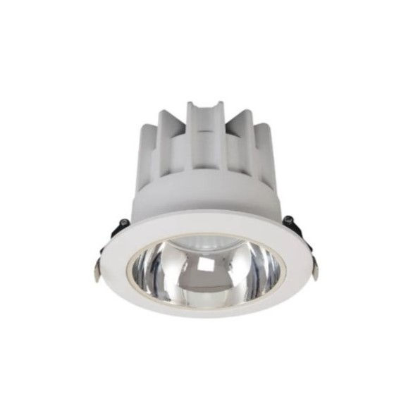 Welux sustainable lighting illuminating a modern building in Malaysia