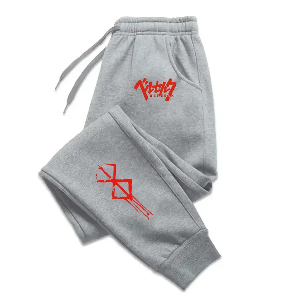 Thumbnail: Men's Tracksuit Pants Jogger Track Sweatpants Spring Autumn Fleece Pants Men Clo
