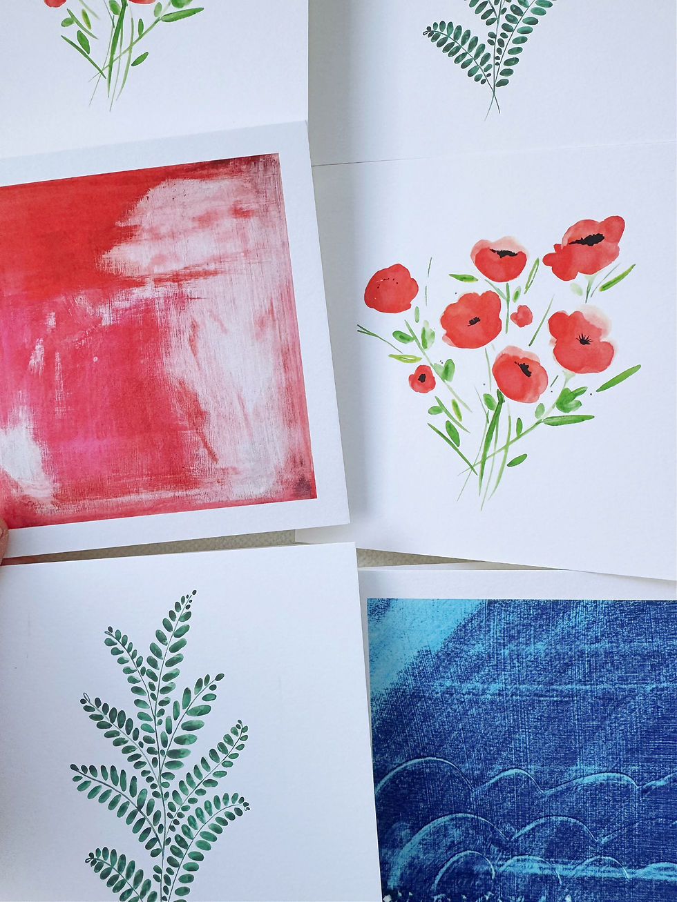 Thumbnail: Mini Painting Notecards  (set of 8)