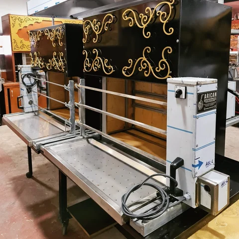 Portable cağ kebab machines · Black metal · 110 cm — AG-083 · 4