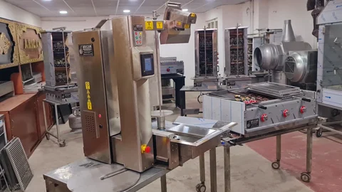 Machine à kebab avec découpe automatique — AG-075 · 2