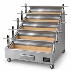 Holzkohle-Hähnchengrill · 5 Spieße