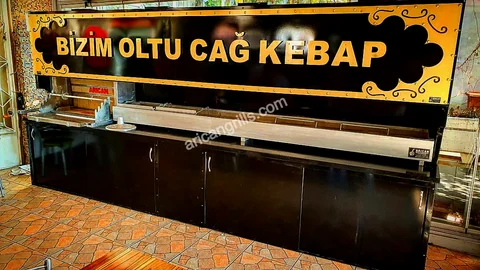 Wood-fired cağ kebab machines · Black metal · Custom design examples — AG-176 · 2
