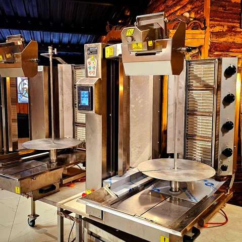 Machine à kebab avec découpe automatique · Rotation motorisée — AG-444 · 2