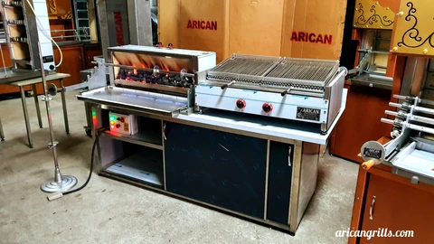 Gas cağ kebab machines · Industrial model · Custom design examples — AG-360 · 1