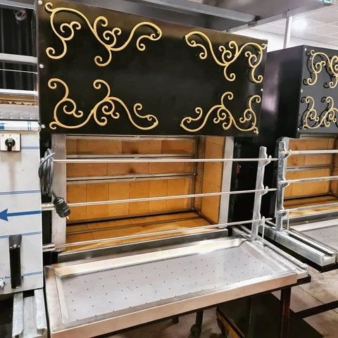Portable cağ kebab machines · Black metal · 110 cm — AG-083 · 7