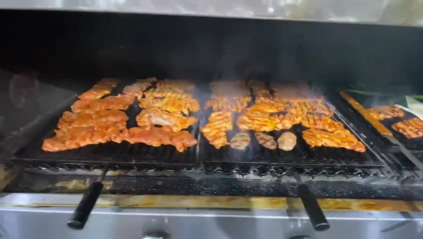 Thumbnail: Gas and Lava Stone Kebab Grill 150 cm