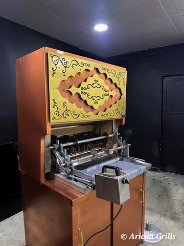 Máquinas de cağ kebab a gas · Modelo industrial · 100 cm — AG-462 · 4