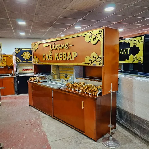 أفران كباب جاغ بالحطب · مظهر نحاسي · 300 cm — AG-127 · 6
