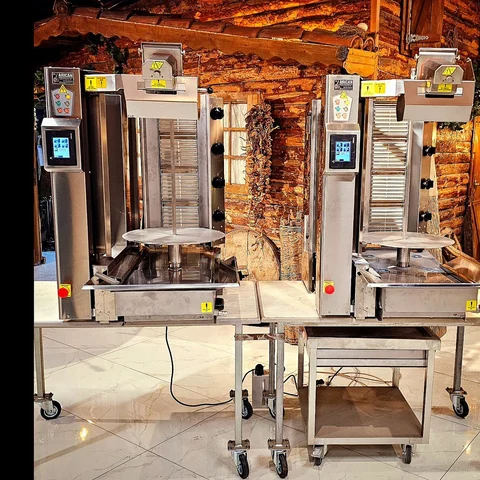 Machine à kebab avec découpe automatique · Rotation motorisée — AG-444 · 7